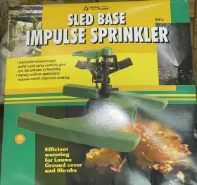 58221a Home Plus Aqua Plumb Sled Base Arm Rotating Sprinkler Yellow Color Throw Spray Range 25ft 58221a Home Plus Aqua Plumb Sled Base Arm Rotating Sprinkler Yellow Color Throw Spray Range 25ft