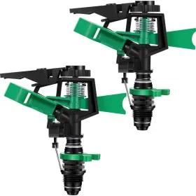 Honoson-222447 Honoson 1/2 Inch Plastic Impact Sprinklers Adjustable Degree To 360 Multicolor