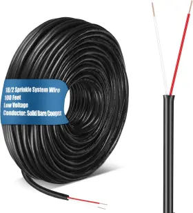 Hoolerry 696544190323 Solid Sprinkler System Wire 18 Gauge Irrigation With Uv Resistant Pvc For