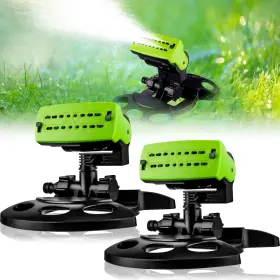 Wl-hoolerry-1362 Hoolerry 2 Pcs Oscillating Sprinklers For Lawn Mini Garden Automat