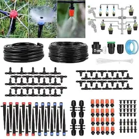 Plg001 Hotrose Drip Irrigation Kit 226ft 135 Pack Garden System