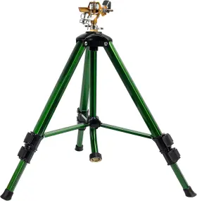 Hourleey 726084667419 Impact Sprinkler On Tripod Base Heavy Duty Brass Sprinklers For Yard L