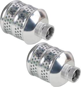 Hourleey 744110993714 2 Pack Bubbler Sprinkler Heads Aluminum Diffuser Flood Nozzle For Deli