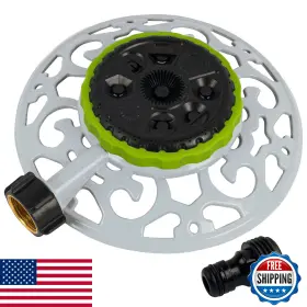 B09qg4952p Hourleey Adjustable 8-mode Metal Turret Sprinkler For Lawn And Garden Watering B09qg4952p Hourleey Adjustable 8-mode Metal Turret Sprinkler For Lawn And Garden Watering