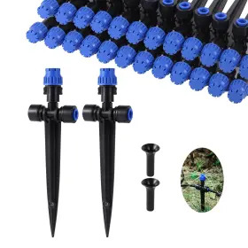 Huisuyton 331807851337 Drip Irrigation Emitters With Adjustable 360 Degree Water Flow Drippers Emitt Huisuyton 331807851337 Drip Irrigation Emitters With Adjustable 360 Degree Water Flow Drippers Emitt