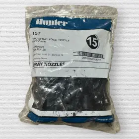 3pk-15t Hunter 25 Pro-15t Fixed One-third Circle Spray Nozzle 15 Ft 120 Degree 1/3