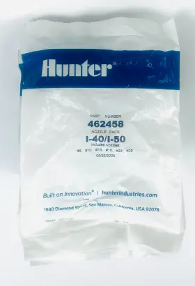 462458 Hunter Nozzle Pack Standard For I-40 I-50 Set Of 12