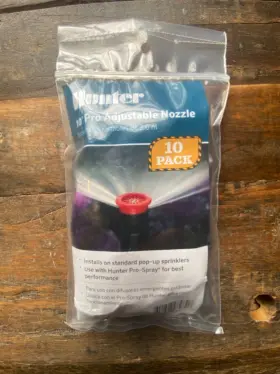 Hunter 611698984826 10ft Arc Radius - Pro Adjustable Nozzles 10 Pack