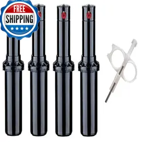 B00ncame18 Hunter Pgp-adj Rotor Sprinkler Heads - 4 Pack Includes Adjustment Tool