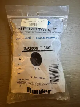 Mp2000360ht Hunter 10 - 360 Degree Male Threaded Red