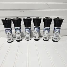 Rt-006 Hunter Lot Of 6 4 Inch Pro-spray Lawn Sprinkler Body Use With All Nozzles