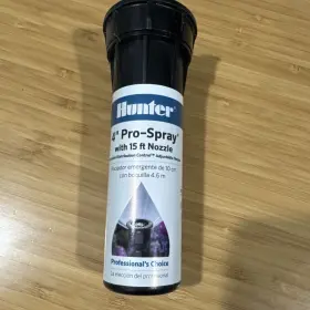 Rt-070 Hunter Pro Pop-up Sprinkler 4 With Adjustable Spray Nozzle Black 15ft