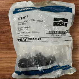 Ss-918 Hunter 25 Pack Pro Spray Fixed Nozzle 9ft X 18ft Pattern Side Strip