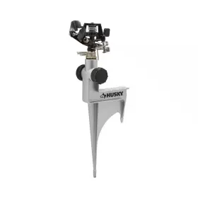 Husky 313041135144 Adjustable Zinc Impact Sprinkler On Heavy-duty Spike