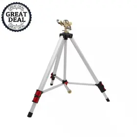 Husky 445033531535 Metal Pulsating Sprinkler With Tripod Durable Sturdy Lawn Watering Irrigation Husky 445033531535 Metal Pulsating Sprinkler With Tripod Durable Sturdy Lawn Watering Irrigation