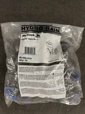 Bl406-010 Hydro-rain Blu-lock Elbow-size 1 Inch Pack Of 10 Pieces Qty New Bl406-010 Hydro-rain Blu-lock Elbow-size 1 Inch Pack Of 10 Pieces Qty New