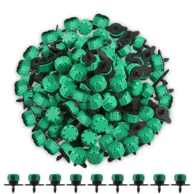 0-135l Inanning Jj0902 100pcs 0-135l/h Adjustable Irrigation Drippers Sprinklers 1/4 Inch Emitter Dr