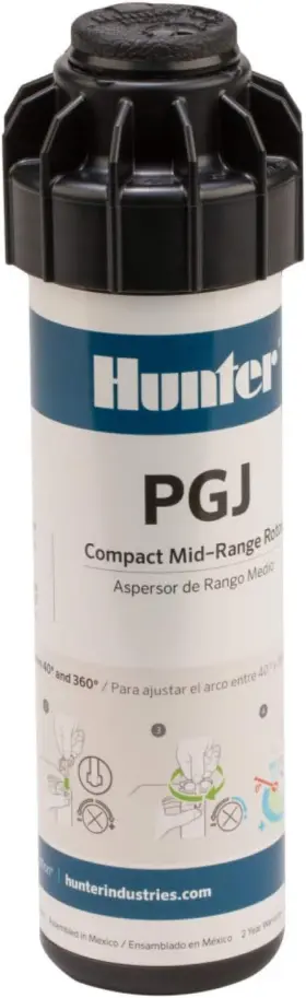 Pgj-04 Industries 445043535578 Inch Rotor Sprinkler Head 4 Pop-up Adjustable 40 To 360 Arc 2.0 Gpm N