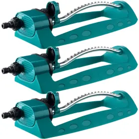 Dn-irenare-1265 Irenare 3 Pcs Oscillating Sprinkler Indestructible Lawn 4 Modes Water Spr Inch