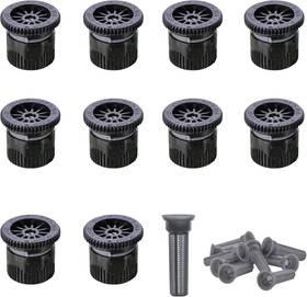 Irrigation 726084968646 53079 15ft Adjustable Pattern Spray Sprinkler Nozzle 10-pack