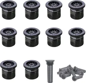 53079 Irrigation 726084968646 15ft Adjustable Pattern Spray Sprinkler Nozzle 10-pack