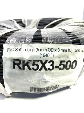 Rk5x3-500 Irrigation King 1 640 Ft 3mm Or 1/8 Inch Id X 5mm Od Pvc Soft Tubing Micro Drip