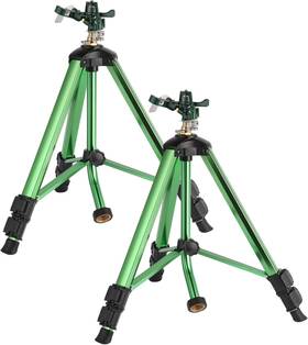 Irrstpro 744759952561 Green Zinc Alloy Water Bird Sprinkler Heavy Duty Tripod Base Garden
