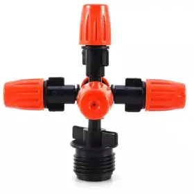 Itopfox 445027946970 360 Five Outlet Nozzle Irrigation Grass Water Sprinkler System Garden Hose Spr