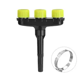 Hdsa01-1ot204 Itopfox Hose Nozzle 3head Atomizer Garden Lawn Water Sprinklers Irrigation Spray Hdsa01-1ot204 Itopfox Hose Nozzle 3head Atomizer Garden Lawn Water Sprinklers Irrigation Spray