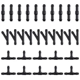 589441 Jieyao 1 Nteuuedt 30 Pcs Windshield Wipers Hose Connectors 2-way 3-way I/t/y 3 Type Windshie 589441 Jieyao 1 Nteuuedt 30 Pcs Windshield Wipers Hose Connectors 2-way 3-way I/t/y 3 Type Windshie
