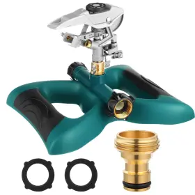 Che-jingmore-2093 Jingmore 1 Packs Lawn Impact Sprinkler Heavy Duty Rotating Adjustable Pulsating Water Che-jingmore-2093 Jingmore 1 Packs Lawn Impact Sprinkler Heavy Duty Rotating Adjustable Pulsating Water