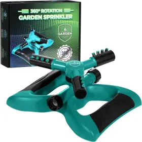 Joeys Garden 313051150151 Sprinkler For Yard Rotating Large Area Coverage Lawn