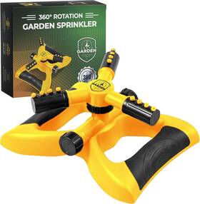 Joeys Garden 445029482476 Sprinkler For Yard Rotating Large Area Coverage Law