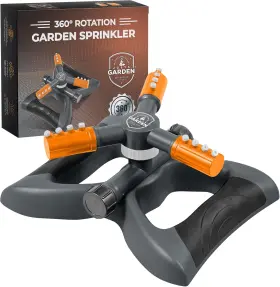 Joeys Garden 445030030000 Sprinkler For Yard Rotating Large Area Coverage Law