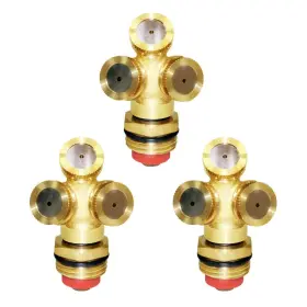 6gf-fer-60150 Joywayus Brass Misting Spray Nozzle 1/2 Inch Npt Male 3-holes Garden Sprinklers Irrigation