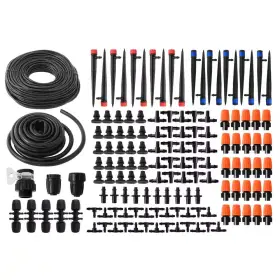 Justincity 744759478955 226 Ft. Automatic Micro Drip Irrigation Kit Garden Watering System 1/4 1/2 Inch H