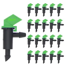 Juzizjmefod 718255018700 100 Pack 4 Gph Flag Irrigation Dripper Emitter 16l/h Garden Drip E