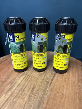 13103 K-rain 4-in Plastic Gear Drive Sprinkler 1/2-in Inlet Smart Set Lot Of 3 13103 K-rain 4-in Plastic Gear Drive Sprinkler 1/2-in Inlet Smart Set Lot Of 3