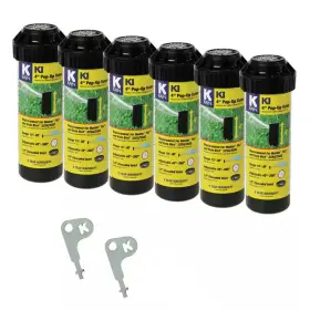 K-rain 313019949964 4 Inch K1 Gear Drive Sprinkler 6-pack
