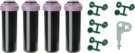 K Rain 313100785792 3/4 Inch Reclaimed Water Gear Drive Rotor Sprinkler 4 1/2 Pop-up Pack