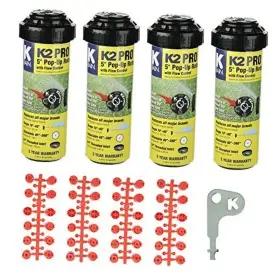 K Rain 445002461436 K2 Pro 3/4 Inch Gear Drive Rotor 5 Pop-up 18ft - 40ft Spray Distance 40 K Rain 445002461436 K2 Pro 3/4 Inch Gear Drive Rotor 5 Pop-up 18ft - 40ft Spray Distance 40