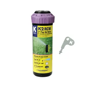 K-rain 671923127367 K2 Rcw 3/4 Inch Female Inlet 5 Pop-up 2.5 Gpm Single Stream Nozzle 40