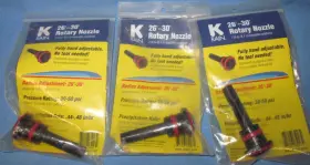 K-rain 671923650032 A Lot Of 3 26ft-30ft Rotary Nozzles
