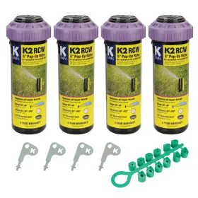 91032-4 K-rain K2 Rcw 3/4 Inch Female Inlet 5 Pop-up 2.5 Gpm Single Stream Nozzle 40