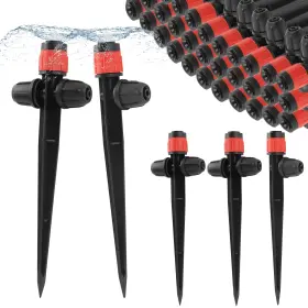 B0ds1d5hhj Kalolary 35pcs Doublehead Drip Irrigation Emitters For 1/4 Inch Tubing 360 Adjustable
