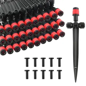 Fango-k031 Kalolary Drip Irrigation Emitters 30pcs Quick Connect Adjustable 360 Degree Water Emi Fango-k031 Kalolary Drip Irrigation Emitters 30pcs Quick Connect Adjustable 360 Degree Water Emi