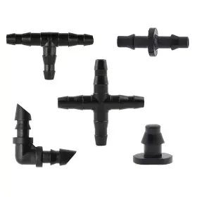 Kalolary-qt-044 Kalolary Irrigation Fittings Kit Drip Barbed Connectors For 1/4-i