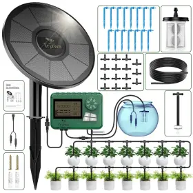 Kangeroo Express 313033230284 Diy Solar Irrigation With A 15 Meter Hose Garden Watering System Balcon