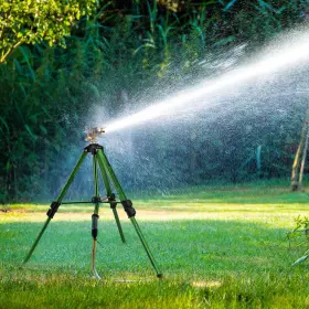 Keten 313039884849 2 Pack Impact Sprinklers Tripod Base 360 Tall Heavy Duty Lawn Yard Coverage