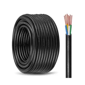 Kimbluth 635403223932 18/7 Solid Sprinkler Wire 150ft 18 Gauge 7 Conductor Irrigation With Uv